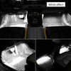Neon LED Car Interior Ambient Foot Strip Light Accessories Back light Remote App Music Control Auto Decorative Atmosphere Lamp