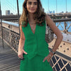 Clacive Summer White Linen Two Piece Set For Women 2023 Fashion Sleeveless Tank Top New In Matching High Waist Wide Pants Set
