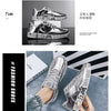 New Gold Sneakers Couple Shoes Luxury Casual Glitter Sneakers Men Hip-hop Streetwear Skateboard Shoes Men Flat Designer Footwear