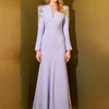 HIGH STREET Newest Fashion 2025 Designer Party Vestido Women's Diamonds Beaded Split Long Maxi Dress