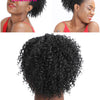Synthetic Afro Puff Drawstring Ponytail Hair Bun 10 Inch Short Afro Kinkys Curly Afro Bun Extension Hairpieces Large Size