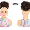 Synthetic Afro Puff Drawstring Ponytail Hair Bun 10 Inch Short Afro Kinkys Curly Afro Bun Extension Hairpieces Large Size