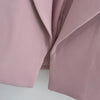 Autumn Notched Collar Open Stitching Blazer Vintage Women Full Sleeve High Waist Short Suit Cool Girl Coat Outwear