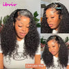 22Inch Vietnamese Hair 250 Density Kinky Curly Transparent 13x4 Lace Front Wig 13x6 Lace Frontal Human Hair Wigs Remy For Women
