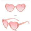 Neue herzförmige polarisierte Sonnenbrille für Damen, modisch, süß, Retro, Vintage, Verlaufs-Sonnenbrille, UV400-Schutz, Unisex-Brille