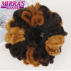 Synthetic Afro Puff Drawstring Ponytail Hair Bun 10 Inch Short Afro Kinkys Curly Afro Bun Extension Hairpieces Large Size