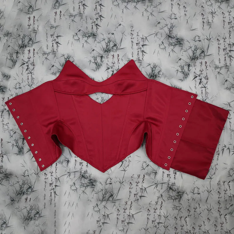 Sexy Women's Overbust Corsets Lace Up Bustiers Tops Fashion Gothic Slimming Fit Corsets and Bustiers Body Shaper корсет женский