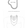 Fashion Gold Color Rhinestone Choker Necklaces for Women Geometric Crystal Necklaces Weddings Jewelry Party Gifts