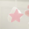 Baby-Kinderbett-Mobile-Rassel-Spielzeug 0-12 Monate Säugling Weicher Filz Teddy Samt Rosa Bär Bettglocke Hängendes Spielzeug Halterung Babybett Mädchen Spielzeug