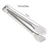 Stainless Steel Food Tongs Barbecue Tongs Meat Salad Steak Food Serving Clip Tweezers Long BBQ Cooking Tongs Kitchen Utensils