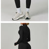 SWELTERING 2/3PCS Seamless Yoga Set Gym Clothes Sportswear Fitness Suits Women Workout Bra Crop Top Long Sleeve Sports Suits