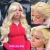Rosabeauty HD Transparent 13x6 613 Body Wave Honey Blonde Lace Frontal Human Hair Wig Brazilian 13x4 Lace Front Wigs For Women