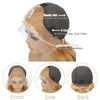 #27 Honigblond Echthaarperücken 13X4 Transparent Spitze Vorgezupfte Body Wave Echthaar Lace Frontal Perücke 200 Dichte 20-32 Zoll