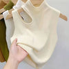 Women Knitted Tank Top Summer Fall Slim Sweater Short Sleeveless Solid Summer Sweaters Hollow Out Pullovers 2026