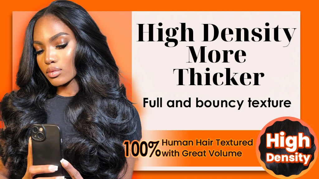 Ombre Brown Wear Go Human Hair Wigs Pre-Styled Layered Cut Kinky Curly Wig HD 7x5 Glueless Pre-Cut Wig for Quick Installation