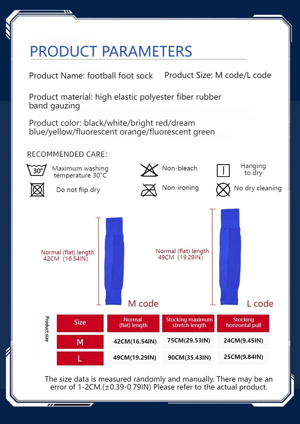 Loogdeel Adult Leg Warmers Elastic Soccer Shin Guard Calf Socks Over Knee Men Sports Compression Protection Long Sleeve Training