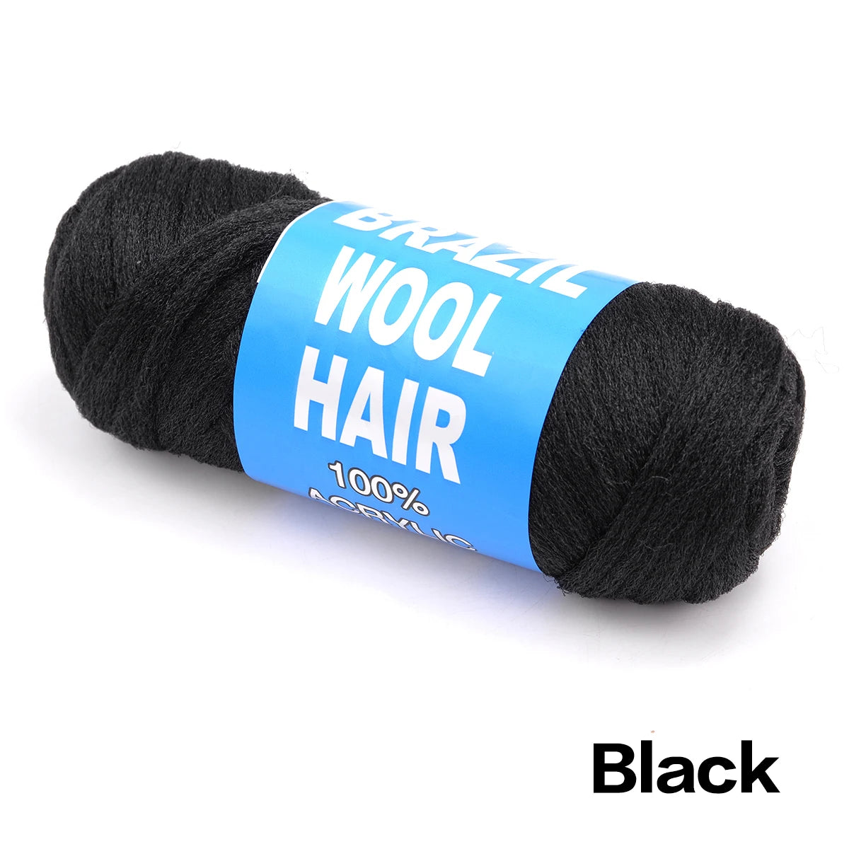 4er-Pack brasilianisches Wollhaar, synthetische Häkelhaarextensions für Frauen, afrikanisches Haargarn zum Flechten von senegalesischen Twists, Kunsthaar