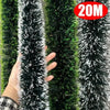 Weihnachten Grüne Zuckerrohr Bänder Girlande DIY Weihnachtsbaumschmuck Grüne Zuckerrohr Bänder Kranz Hängender Anhänger Haus Party Dekoration