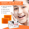 2/4PCS Kojisäureseife Gesichts- und Körperpflege Handgemachte Seife für Frauen Männer Gesichtschaum Reinigend Feuchtigkeitsspendend Aufhellende Seife Beauty-Tools