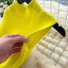 Chic Elastic Knit tassel O Neck Women Elegant Korean Fashion Vestidos Summer A-line Wrap mini dress