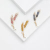 Dmari Women Brooches Korean Fashion Style 3-Color Rhinestone Ear of Wheat Lapel Pins Luxury Jewelry Accessories For Clothing