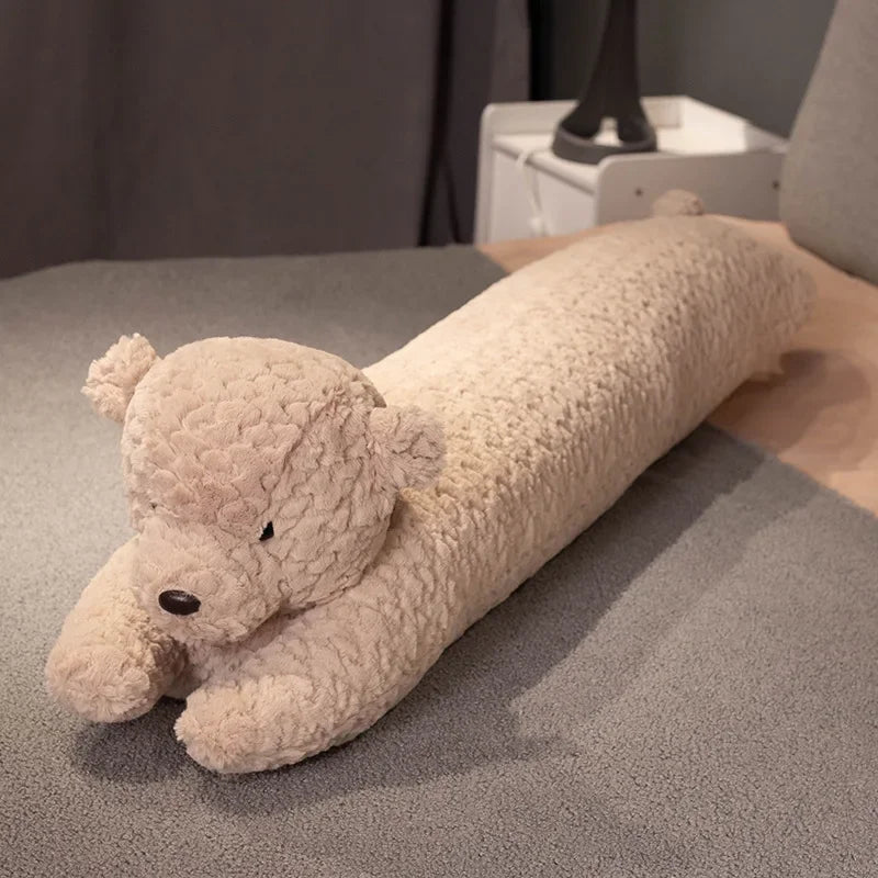 Großes Hasen-Körperkissen, langes Bär-Niedliches Stofftier-Kaninchen-Schlafkissen, dekoratives Körperkissen, Stuhlrückenlehnenkissen, Dekoration