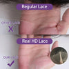 13x4 Transparente HD Lace Frontal Perücke Kurze Bob Perücke Echthaar Schokobraun #4 Lace Front Perücken Vorgezupft Kurze Glatte Perücke