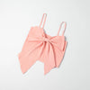 Summer Bow Crop Top Women Y2k Streetwear Clothes Korean Fashion Vest Blue White Pink Sleeveless Cute Tank Tops for Woman 2023