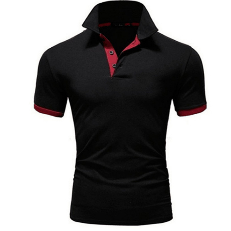 Men's Short Sleeve Polo Shirts Casual Slim Fit Basic Designed Shirts Quick-drying Anti-wrinkle Tops