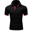 Men's Short Sleeve Polo Shirts Casual Slim Fit Basic Designed Shirts Quick-drying Anti-wrinkle Tops