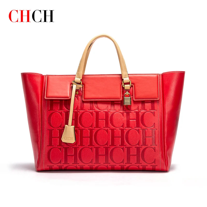 CHCH Mode Retro Print Bucket Bag Reise Party Bankett Umhängetasche Luxus Klassiker 2024 Winter Damen Große Kapazität Handtasche