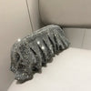 Shiny Rhinestones Handmade Evening Clutch Bags New Folds Purses and Handbags Luxury Designer Wedding Party High Quality