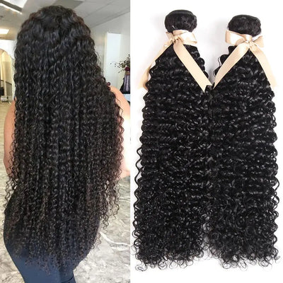 Indische Kinky Curly Bundles Echthaar Weben Naturfarbe 1/3/4 Bundles Angebot Jerry Curly Echthaarverlängerungen Großhandel