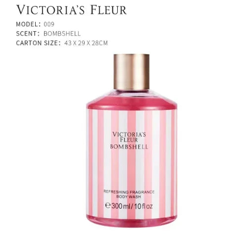 Victoria fragrance shower gel lasting fragrance secret language of love Moisturizing&oil controlling deep cleaning