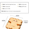 1 Stück Simulation Brot Toast Kissen Gefüllt Memory Foam Kissen Sofa Stuhl Dekor Sitzkissen Niedliche Studenten Stuhlauflage