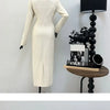 Autumn Winter Fashion High-Quality Women's Woolen Coat 2025 New Temperament Double Breasted Solid Color Women's Woolen Coat H322