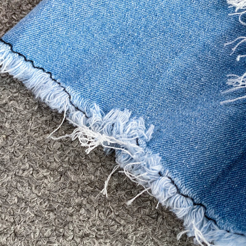 Women Denim 2 Piece Sets Long Skirt Top Suit Skirts Tops Single Breasted Outfits Washed Distressed 2025 Summer Casual Ensemble