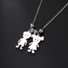 Couple Friend Personalized Necklace Custom Chain Name Mother Father Family Gift For Women Men Stainless Steel Pendant Jewelry