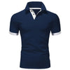 Men's Short Sleeve Polo Shirts Casual Slim Fit Basic Designed Shirts Quick-drying Anti-wrinkle Tops