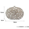 Golden Geburtstag Party Luxus Kristall Silber Diamant Abendtaschen Frauen Party Handtasche Hochzeit Rosa Braut Boutique Clutch Bags