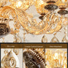 Kronleuchter Wohnzimmer Groß Luxus Kristall Lampe Esszimmer Schlafzimmer Dekoration Französischer Retro Kronleuchter Beleuchtung