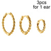 CRMYA Gold Silber gefüllt 16mm 14mm 12mm Blumen baumelnde Ohrringe Zirkonia Creolen für Damen Mädchen Schmuck Großhandel