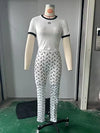 STYLISH LADY Moon Printed Sports 2 Piece Set Women Sleeveless Crop Top and Skinny Pant Suits 2025 Summer Street Fitness Outfits