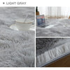 Grauer Teppich für Wohnzimmer Plüsch Teppich Schlafzimmer Boden Flauschige Matten Anti-Rutsch Home Decor Teppiche Weiche Samt Teppiche Kinderzimmer Decke