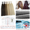Straight I Tip Hair Extensions 12-26inch Human Hair Remy Fusion Hair Extensions 50pcs/ Set Keratin Capsule Brown Blonde Color