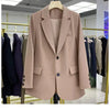 Candy Color Blazer Women Clothing Trends Long Sleeves Blazers Chic Office Ladies Jackets Luxury High-end Coat Vestido Outerwear