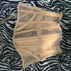 Women Abdomen Tight Corset Crops Under Bust Bustiers Breathable Mesh Waist Girdle With Bones Slimming Lace Up Bodices
