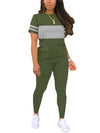 Women's Summer Casual  Set Fashionable Comfortable Ensemble Ladies Clothing Outfit