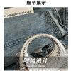 New Gold Silver Fashion Acrylic Moon Women's Handbags Luxury Ladies Clutch Bags Dinner Bag with chain 2024