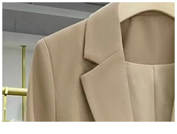 Candy Color Blazer Women Clothing Trends Long Sleeves Blazers Chic Office Ladies Jackets Luxury High-end Coat Vestido Outerwear